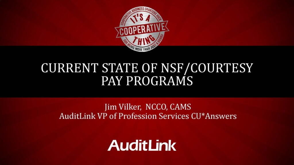 NSF Courtesy Pay Board presentation